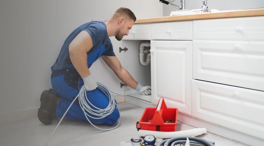 Local tankless water heater installation in Knickerbocker, TX